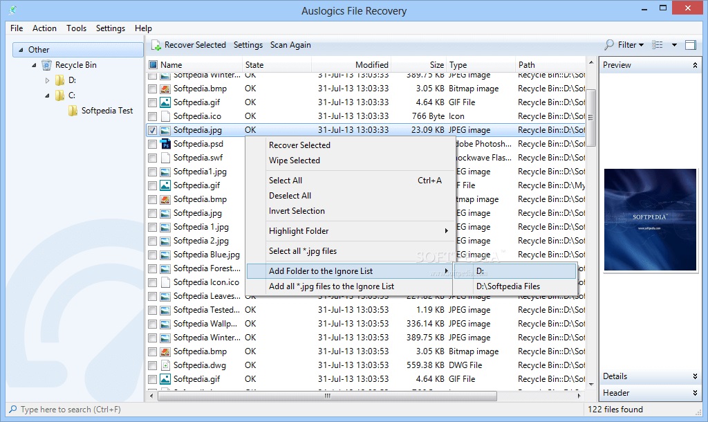 دانلود Auslogics File Recovery